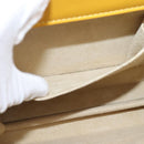 LOEWE Hand Bag Leather Yellow Gold Auth ep16372-23