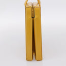 LOEWE Hand Bag Leather Yellow Gold Auth ep16372-3