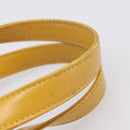 LOEWE Hand Bag Leather Yellow Gold Auth ep16372-8