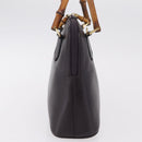 GUCCI Bamboo Hand Bag Leather Purple Gold 000 1186 Auth ep16375-4