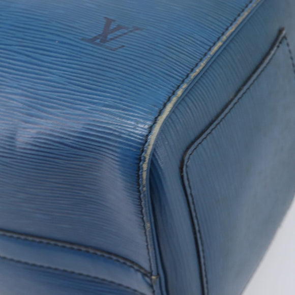 LOUIS VUITTON Epi Speedy 30 Hand Bag Toledo Blue M43005 LV Auth ep16377