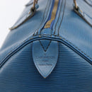 LOUIS VUITTON Epi Speedy 30 Hand Bag Toledo Blue M43005 LV Auth ep16377-20