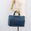LOUIS VUITTON Epi Speedy 30 Hand Bag Toledo Blue M43005 LV Auth ep16377-25