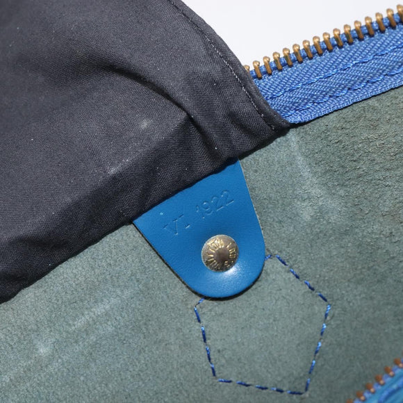 LOUIS VUITTON Epi Speedy 35 Hand Bag Toledo Blue M42995 LV Auth ep16379A