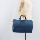 LOUIS VUITTON Epi Speedy 35 Hand Bag Toledo Blue M42995 LV Auth ep16379A-25