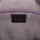 GUCCI GG Canvas Jackie Shoulder Bag Beige Silver 001 3734 Auth ep16380V-20