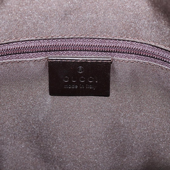 GUCCI GG Canvas Jackie Shoulder Bag Beige Silver 001 3734 Auth ep16380V