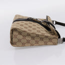 GUCCI GG Canvas Jackie Shoulder Bag Beige Silver 001 3734 Auth ep16380V-4
