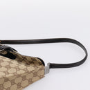 GUCCI GG Canvas Jackie Shoulder Bag Beige Silver 001 3734 Auth ep16380V-14