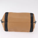 Chloe Alison Tote Bag Leather Beige Gold Auth ep16382-11