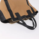 Chloe Alison Tote Bag Leather Beige Gold Auth ep16382-7