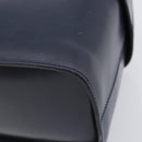 CELINE Hand Bag Leather Navy Gold Auth ep16387A-12
