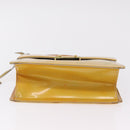 LOUIS VUITTON Monogram Vernis Spring Street Hand Bag Gris M91029 LV Auth ep16388-10