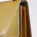 LOUIS VUITTON Monogram Vernis Spring Street Hand Bag Gris M91029 LV Auth ep16388-16