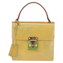 LOUIS VUITTON Monogram Vernis Spring Street Hand Bag Gris M91029 LV Auth ep16388-2