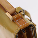 LOUIS VUITTON Monogram Vernis Spring Street Hand Bag Gris M91029 LV Auth ep16388-29