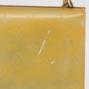 LOUIS VUITTON Monogram Vernis Spring Street Hand Bag Gris M91029 LV Auth ep16388-4