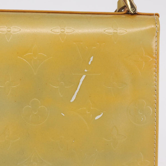 LOUIS VUITTON Monogram Vernis Spring Street Hand Bag Gris M91029 LV Auth ep16388