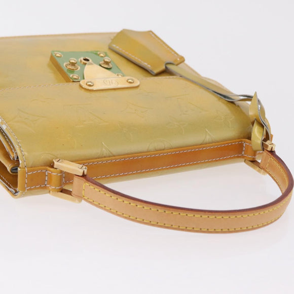 LOUIS VUITTON Monogram Vernis Spring Street Hand Bag Gris M91029 LV Auth ep16388