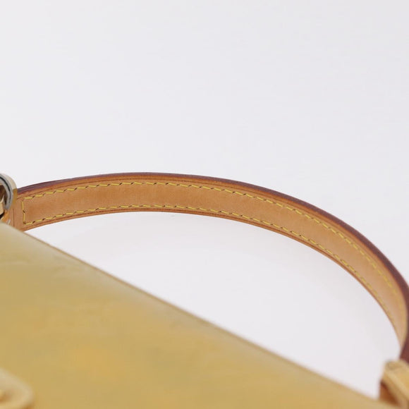 LOUIS VUITTON Monogram Vernis Spring Street Hand Bag Gris M91029 LV Auth ep16388