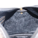 FENDI Pecan Canvas Hand Bag PVC Black Brown Auth ep16390-23