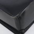 BURBERRY Hand Bag Leather Black Silver Auth ep16391-15