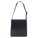 BURBERRY Hand Bag Leather Black Silver Auth ep16391-3