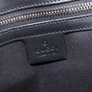 GUCCI GG Supreme Tote Bag PVC Black Silver 495559 Auth ep16393V-15