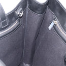 GUCCI GG Supreme Tote Bag PVC Black Silver 495559 Auth ep16393V-18