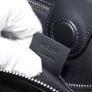 GUCCI GG Supreme Tote Bag PVC Black Silver 495559 Auth ep16393V-22