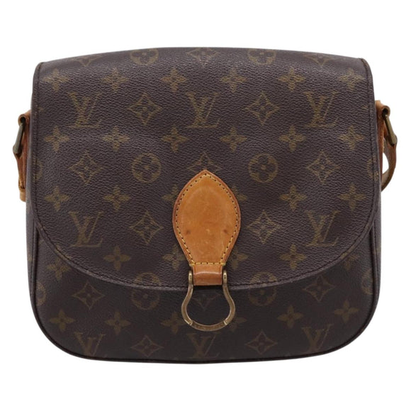 LOUIS VUITTON Monogram Saint Cloud GM Shoulder Bag M51242 LV Auth ep16400