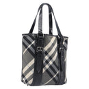 BURBERRY Nova Check Shoulder Bag Nylon Black Auth ep16401-1
