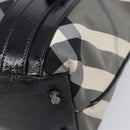 BURBERRY Nova Check Shoulder Bag Nylon Black Auth ep16401-15