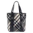 BURBERRY Nova Check Shoulder Bag Nylon Black Auth ep16401-13