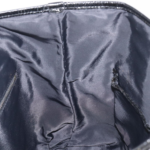 BURBERRY Nova Check Shoulder Bag Nylon Black Auth ep16401