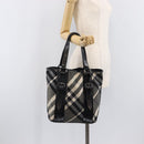 BURBERRY Nova Check Shoulder Bag Nylon Black Auth ep16401-29