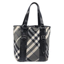 BURBERRY Nova Check Shoulder Bag Nylon Black Auth ep16401-2