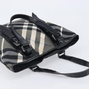 BURBERRY Nova Check Shoulder Bag Nylon Black Auth ep16401-6