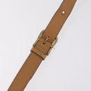 CELINE Macadam Canvas Shoulder Bag PVC Beige Gold Auth ep16403-16