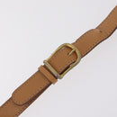 CELINE Macadam Canvas Shoulder Bag PVC Beige Gold Auth ep16403-17