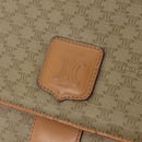 CELINE Macadam Canvas Shoulder Bag PVC Beige Gold Auth ep16403-24