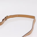 CELINE Macadam Canvas Shoulder Bag PVC Beige Gold Auth ep16403-15