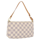 LOUIS VUITTON Damier Azur Pochette Accessoires Pouch N41207 LV Auth ep16405V-1