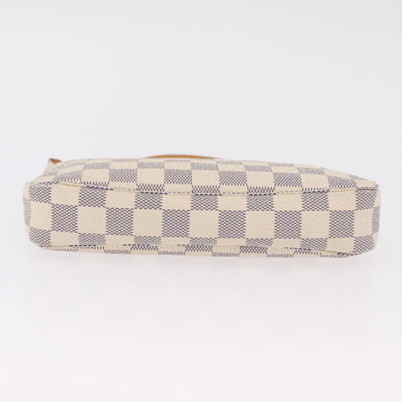 LOUIS VUITTON Damier Azur Pochette Accessoires Pouch N41207 LV Auth ep16405V