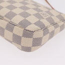 LOUIS VUITTON Damier Azur Pochette Accessoires Pouch N41207 LV Auth ep16405V-17