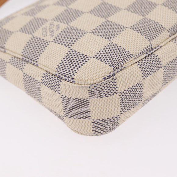 LOUIS VUITTON Damier Azur Pochette Accessoires Pouch N41207 LV Auth ep16405V