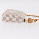 LOUIS VUITTON Damier Azur Pochette Accessoires Pouch N41207 LV Auth ep16405V-4
