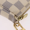 LOUIS VUITTON Damier Azur Pochette Accessoires Pouch N41207 LV Auth ep16405V-7