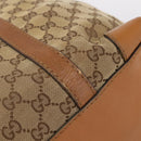 GUCCI GG Canvas Tote Bag Beige Gold 257031 Auth ep16406-14