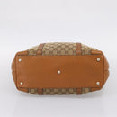 GUCCI GG Canvas Tote Bag Beige Gold 257031 Auth ep16406-9